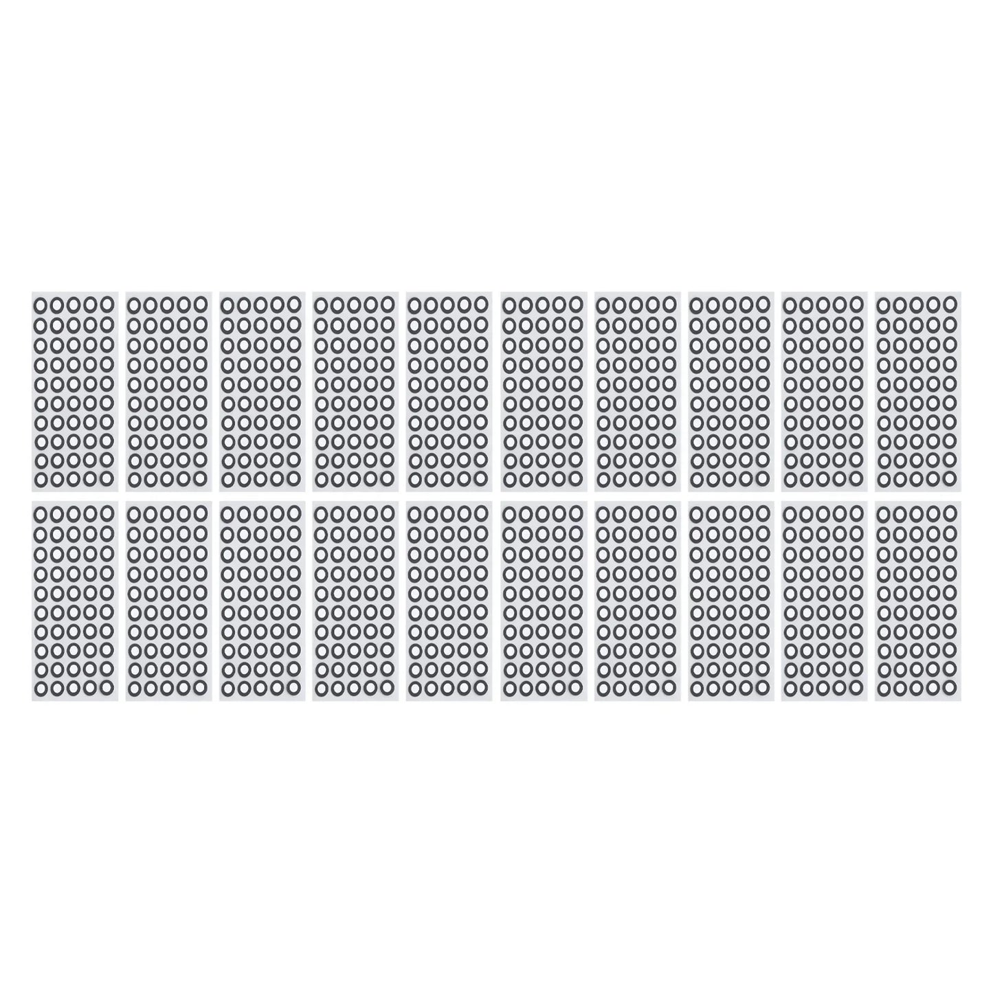 1000 Pcs 3D Scanning Markers 6mm ID 10mm OD Reflective Dots
