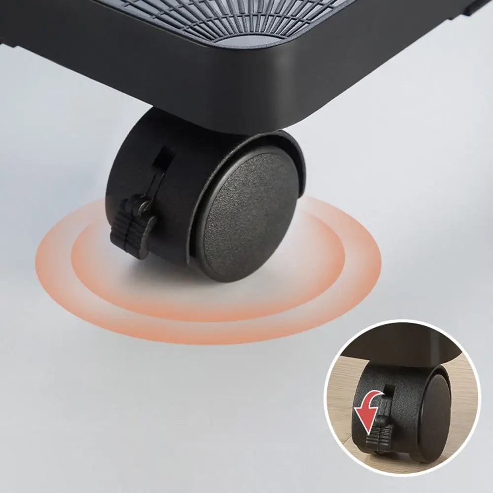 Adjustable Movable Appliance Base with 4 Caster Wheels