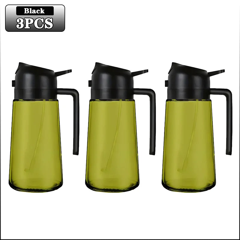 Dark Glass Olive Oil Sprayer – 500ml Lightproof Mister Bottle