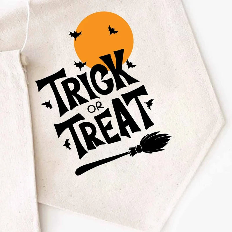 Trick or Treat Halloween Canvas Banner Wall Hanging Décor Halloween Wall Banner Peaceful Pleasures Health and Wellness