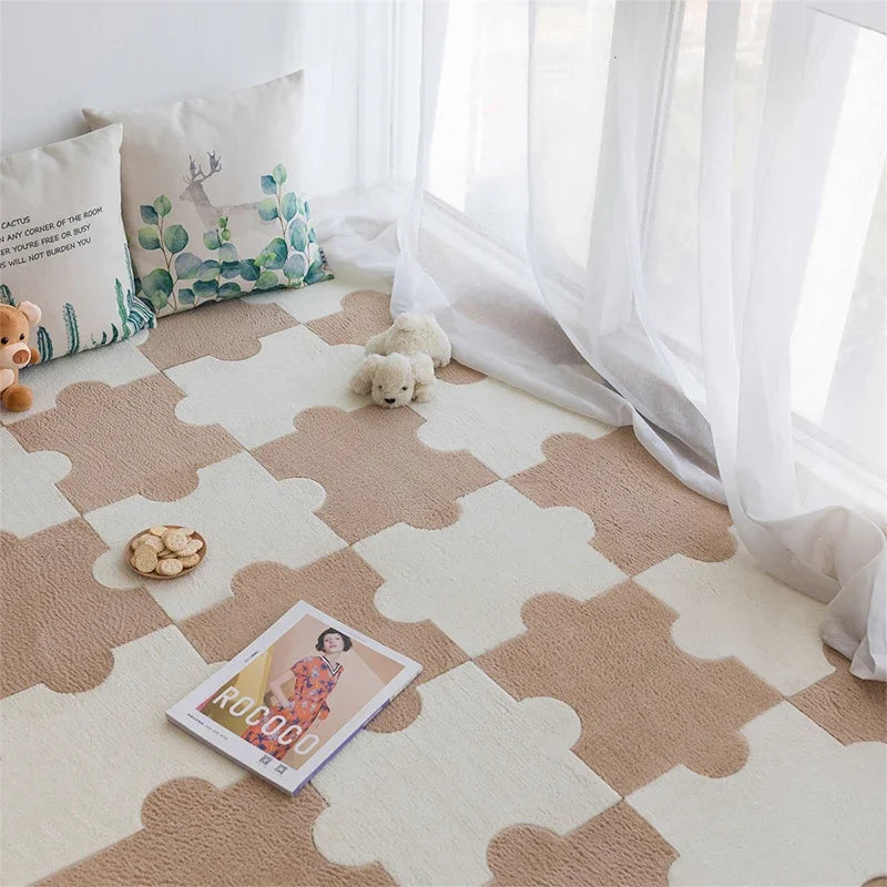 Interlocking Floor Carpet Tiles 30×40cm | Washable Play Mat
