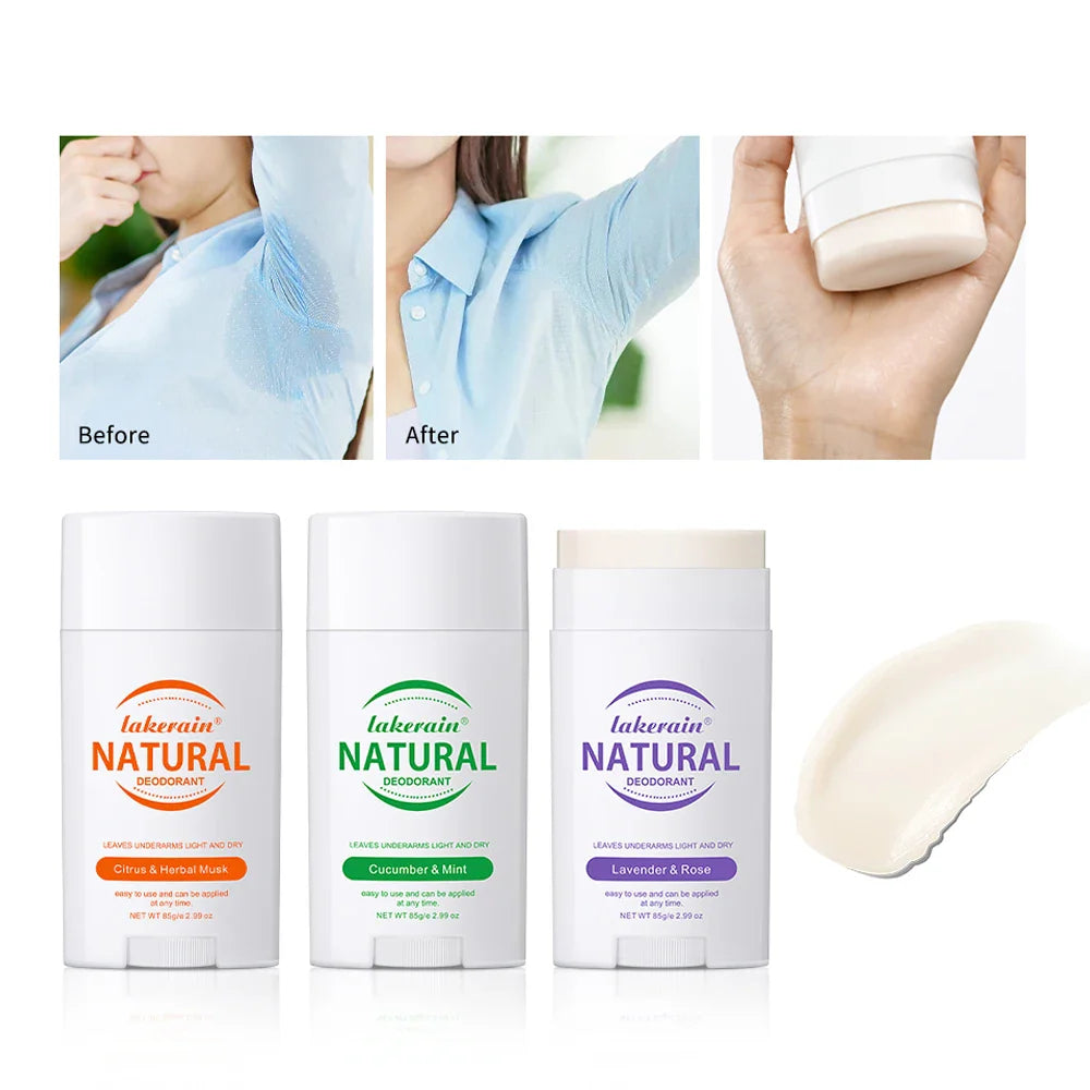 Solid Deodorant Stick & Perfume Balm – Unisex, Long-Lasting