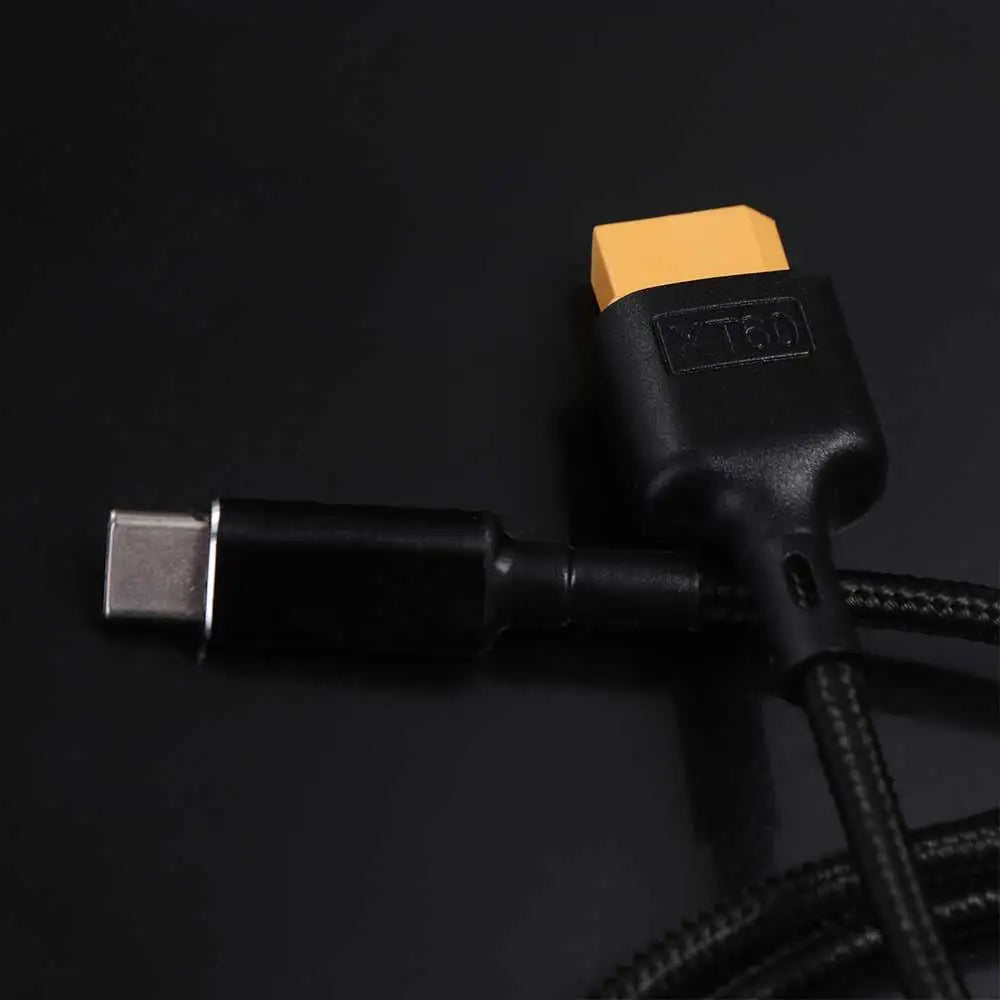 Adapter Wire XT60 To Type-C Fast Charging Cable 20V 5A PD2.0/QC2.0 XT60 To Type-C Adapter Cable 50cm/1m SC100 Protocol Peaceful Pleasures Health and Wellness