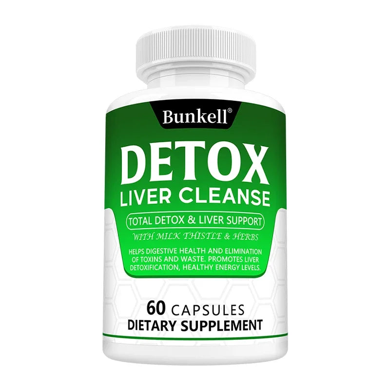 Liver Detox Cleansing Capsules - Milk Thistle, Artichoke & Natural Herbs, Colon Cleansing, Fatty Liver Support for Men & Women Peaceful Pleasures Health and Wellness 60 count-1 bottle