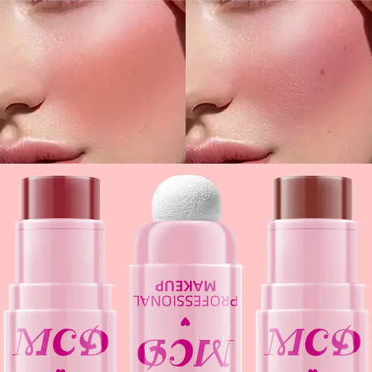 MCD 6-Color Jelly Blush Stick – Lip & Cheek Tint Matte Finish Blush & Lip Tint Stick Oasis Select