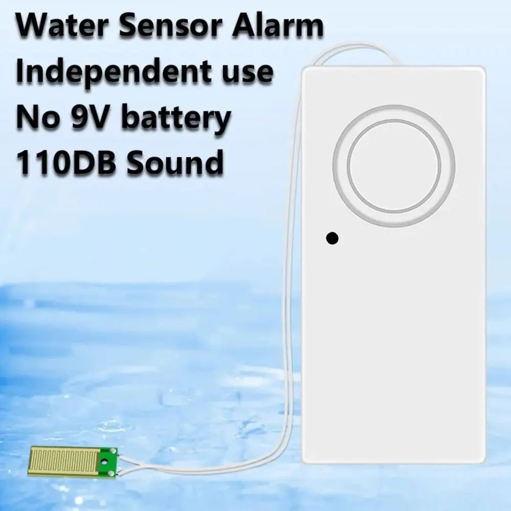 Independent Water Leakage Alarm Security Alarm System Waterproof Water Leak Sensor Mini Overflow Level Sound Alarm Bathroom Peaceful Pleasures Health and Wellness