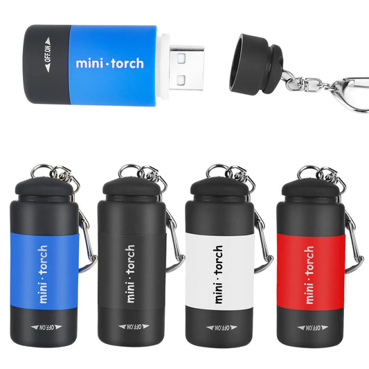 USB Rechargeable Mini LED Keychain Flashlight – Waterproof LED Keychain Flashlight Oasis Select