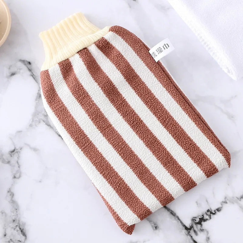 Exfoliating Bath Gloves – SPA Scrubber Mitt for Deep Cleaning
