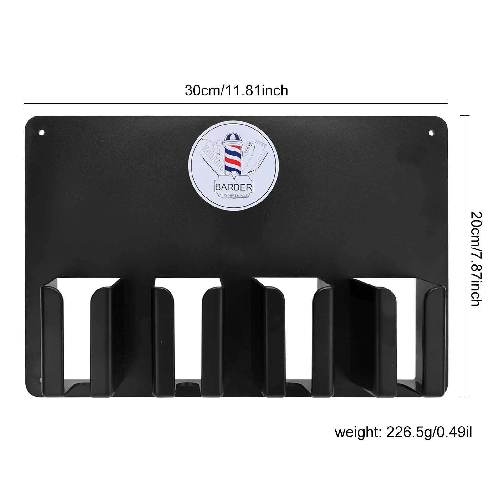 Barbershop Electric Hair Clipper Storage Holder Rack Heat Resistant Trimmer Stand Wall Organizer Salon Hairdressing Tool Supplie Peaceful Pleasures Health and Wellness