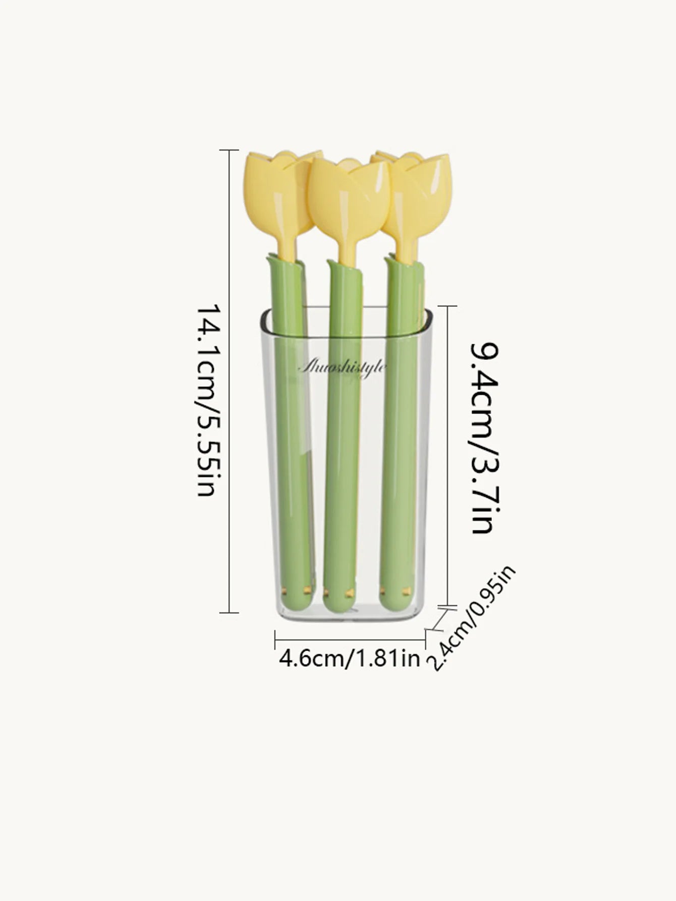 5pcs/set Tulip Sealing Clips with a Storage Box Packaging Clip Storage Box Snack Bag Sealed Moisture-proof Sealing Clip Peaceful Pleasures Health and Wellness