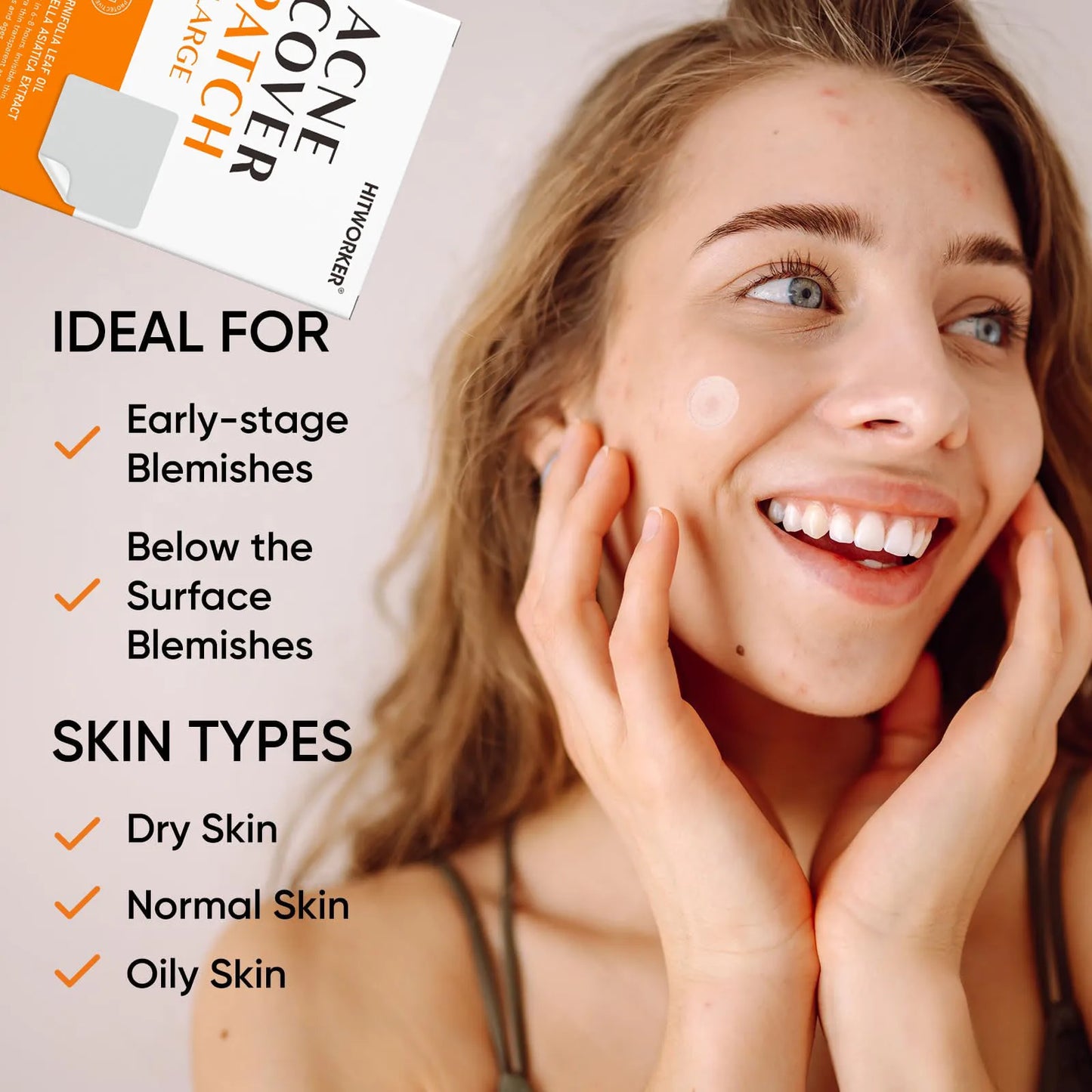 Hydrocolloid Acne Patches | Alcohol-Free Pimple Dots 18/36/135ct