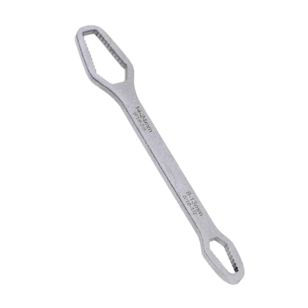 Double-Head Self-Tightening Universal Wrench 8-24mm Spanner
