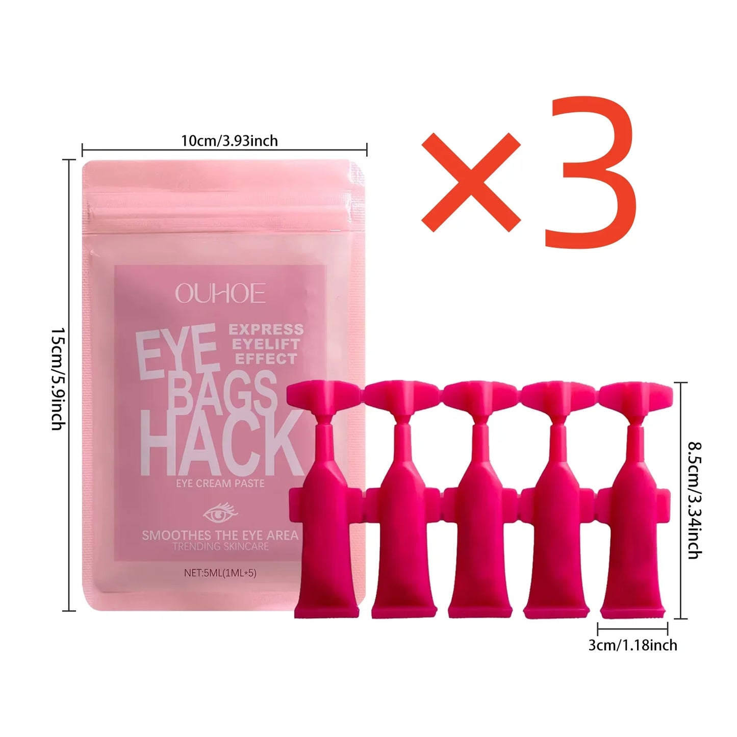 Ouhoe Anti-Wrinkle Eye Cream – Firming & Hydrating 5ml