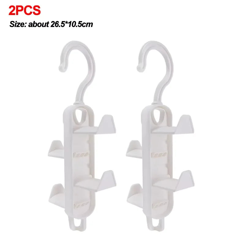 2/1Pcs Purse Hanger Closet Organizer Hooks Multi-purpose Clothes Scarf Bag Hat Hanging Rack Space Saving Wardrobe Storage Hanger Peaceful Pleasures Health and Wellness 2pcs