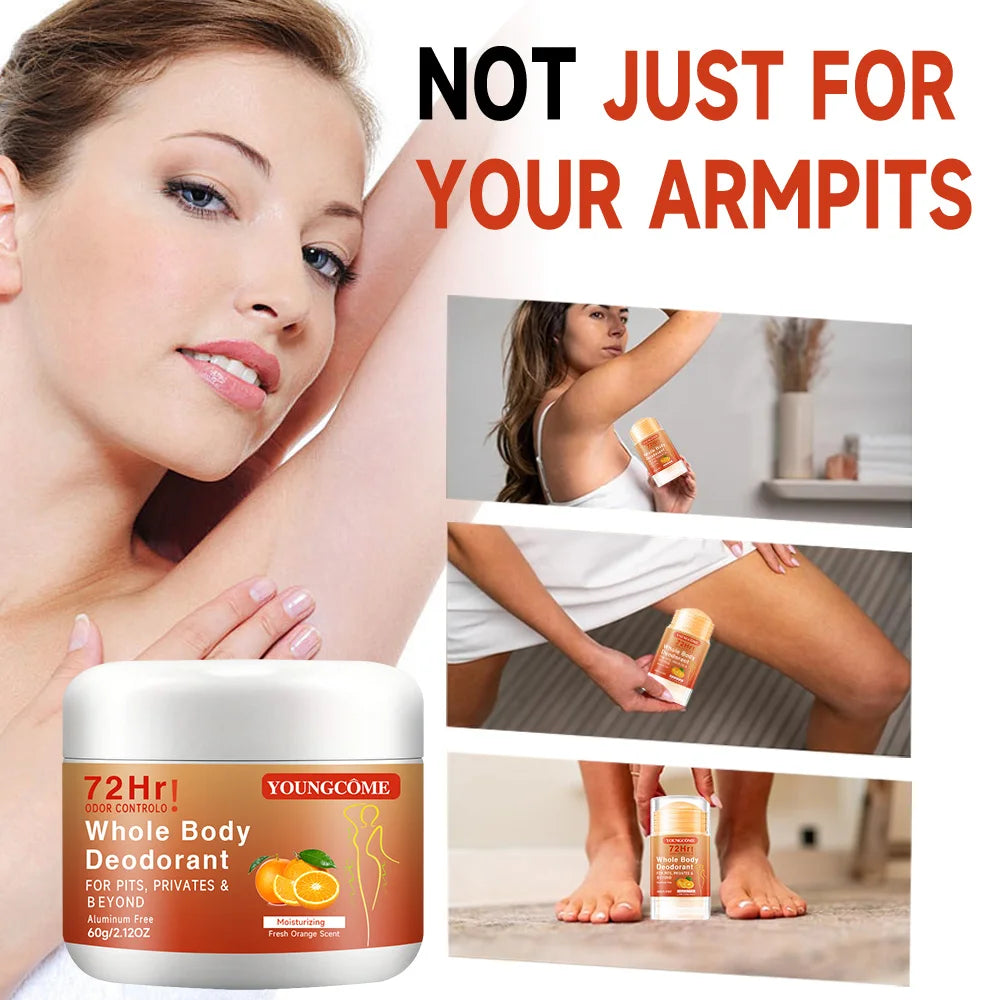 YOUNGCOME 72H Whole Body Deodorant Stick | Underarm Odor Control Deodorant Stick Peaceful Pleasures Health and Wellness