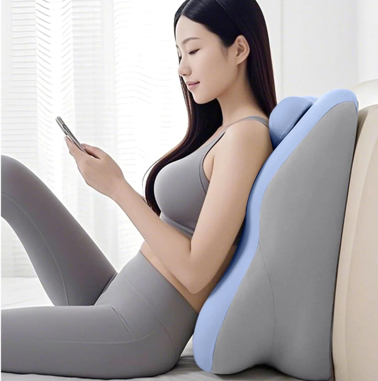 Multi-functional Couple's Tummy Pillow, Wedge-shaped Pillow Bed Cushion,auxiliary Tool for Couples and Lovers, Massage Pillow Peaceful Pleasures Health and Wellness
