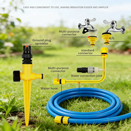 360° Adjustable Spike Dripper Sprinkler | Garden Irrigation Garden Spike Sprinkler Oasis Select