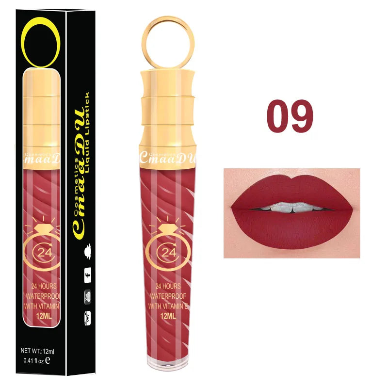 Cmaadu Matte Lip Gloss – Waterproof Long-Lasting Non-Stick