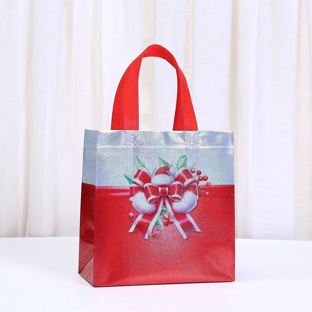 Christmas Non-Woven Tote Bag | Kids Gift & Reusable Storage