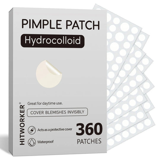 Invisible Waterproof Hydrocolloid Acne Patches – All Skin Types Acne Patch Peaceful Pleasures Health and Wellness 360PCS