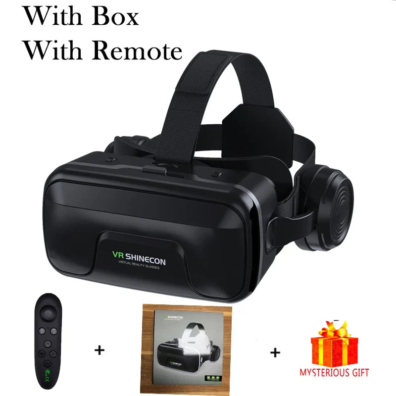 Shinecon VR Headset 3D Glasses for iOS & Android Smartphones