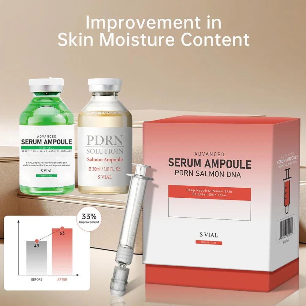 PDRN Salmon DNA & Stem Cell Ampoule Face Serum 30ml