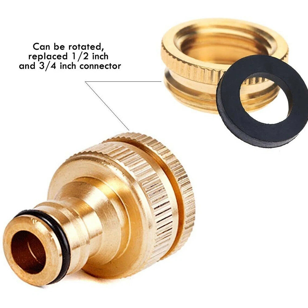 G3 4 G1 2 Brass Fitting Adaptor Universal Garden Hose Tap Connector