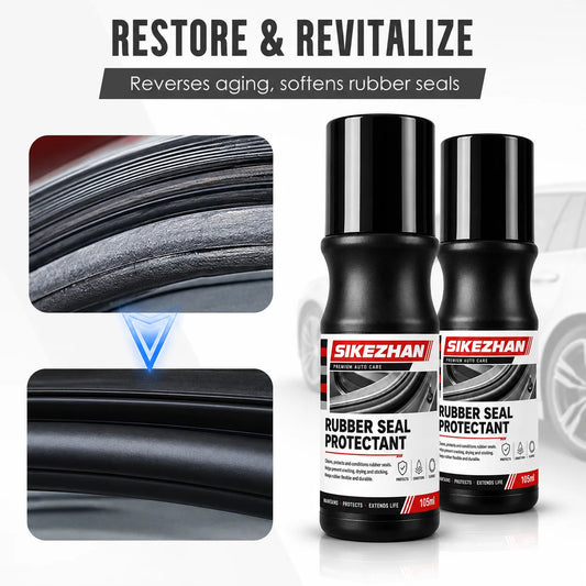 Car Rubber Seal Protectant, Windows & Weatherstrips, Restores Conditions Seals, Prevents Cracking, UV Protection Peaceful Pleasures Health and Wellness