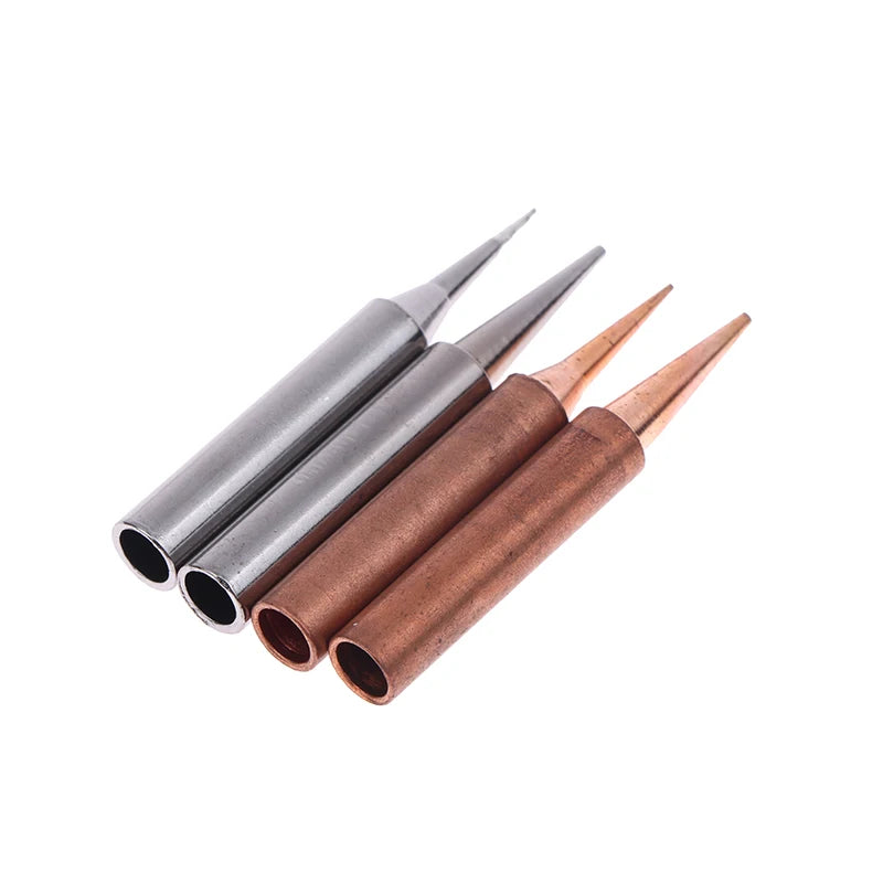 5pcs Solder Iron Tips Set Welding Accessories Lead-free Pure Copper 900M-T-B For Soldering Station Replace Peaceful Pleasures Health and Wellness