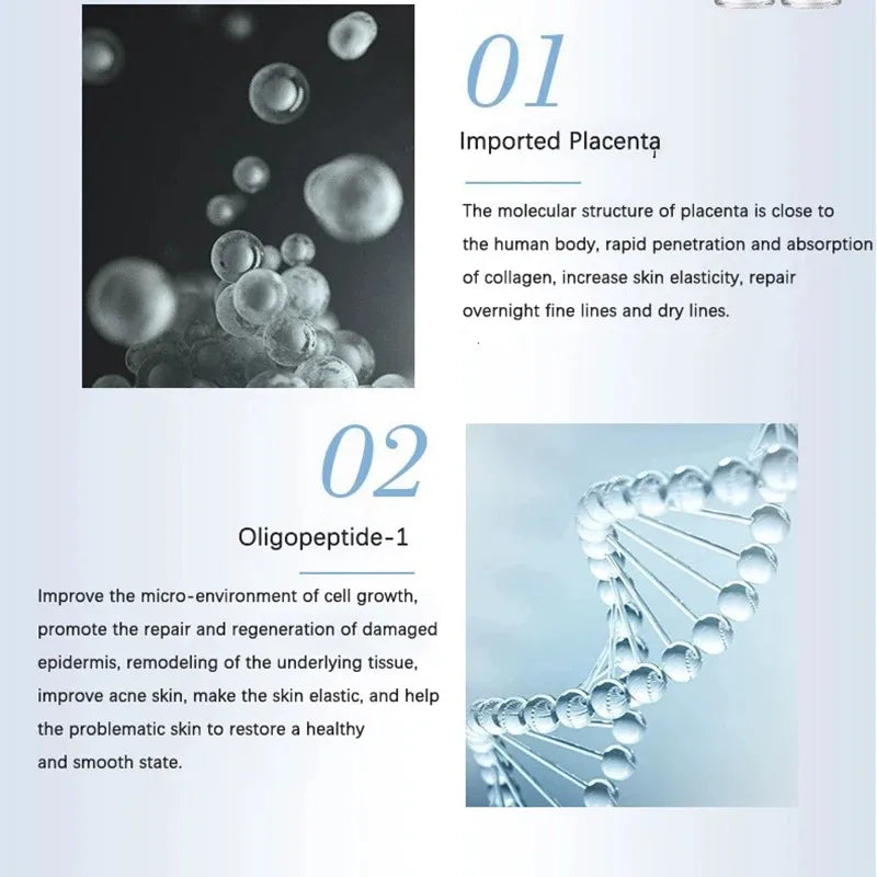 Oligopeptide Placenta Freeze-Dried Powder Essence | Repair & Hydrate