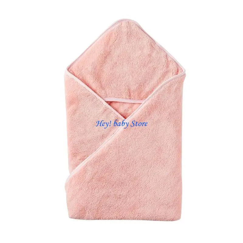 Hooded Baby Bath Towel | Soft Coral Fleece Newborn & Toddler