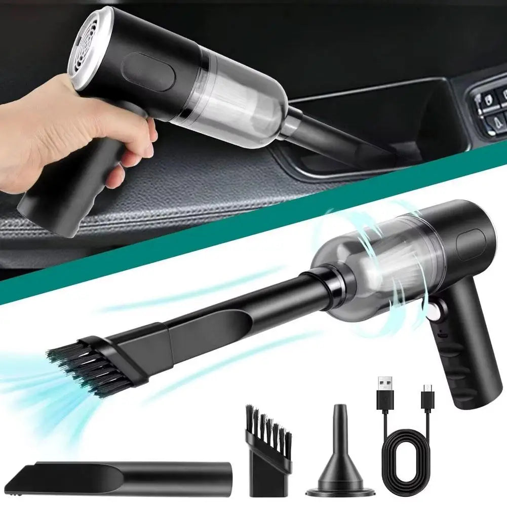 Car Vacuum Cleaner Portable Small Vacuum Cleaner For Multi Purpose Vehicles Small Household Pump Handheld Car Vacuum Cleaner Peaceful Pleasures Health and Wellness