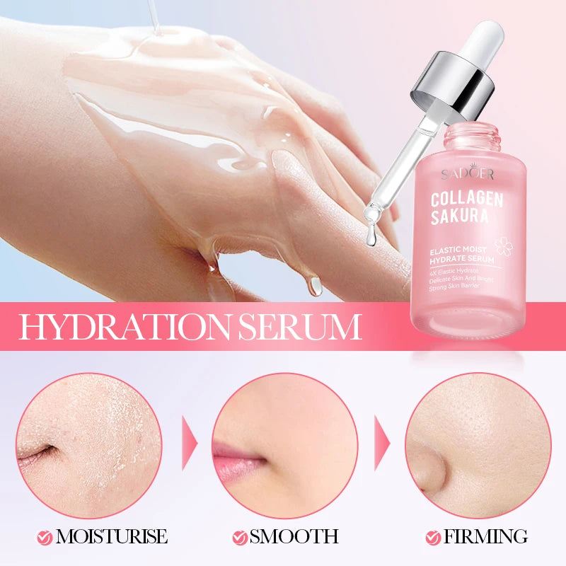 SADOER Sakura Facial Serum – Anti-Aging & Brightening Essence