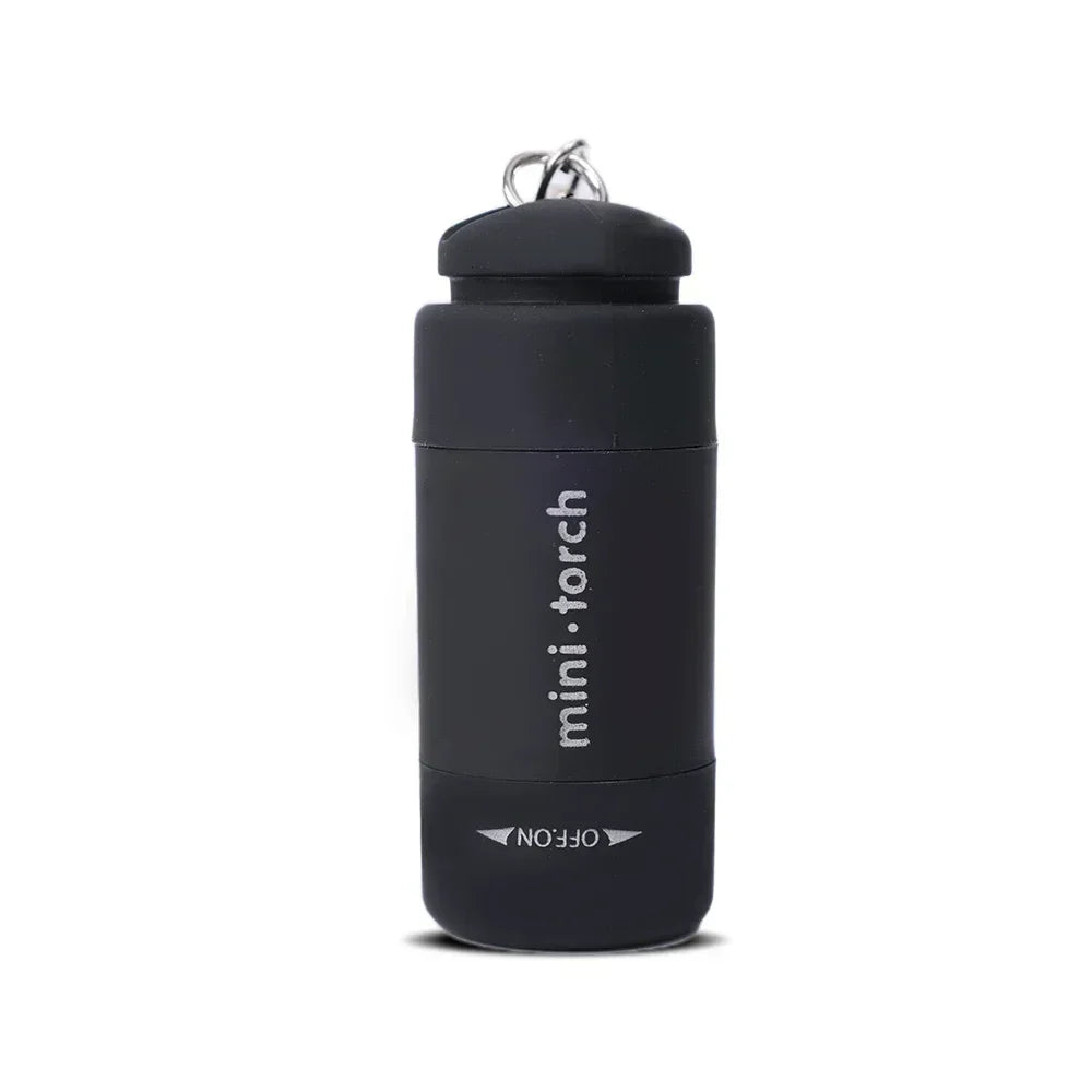 POCKETMAN Mini LED Keychain Flashlight | USB Rechargeable Torch