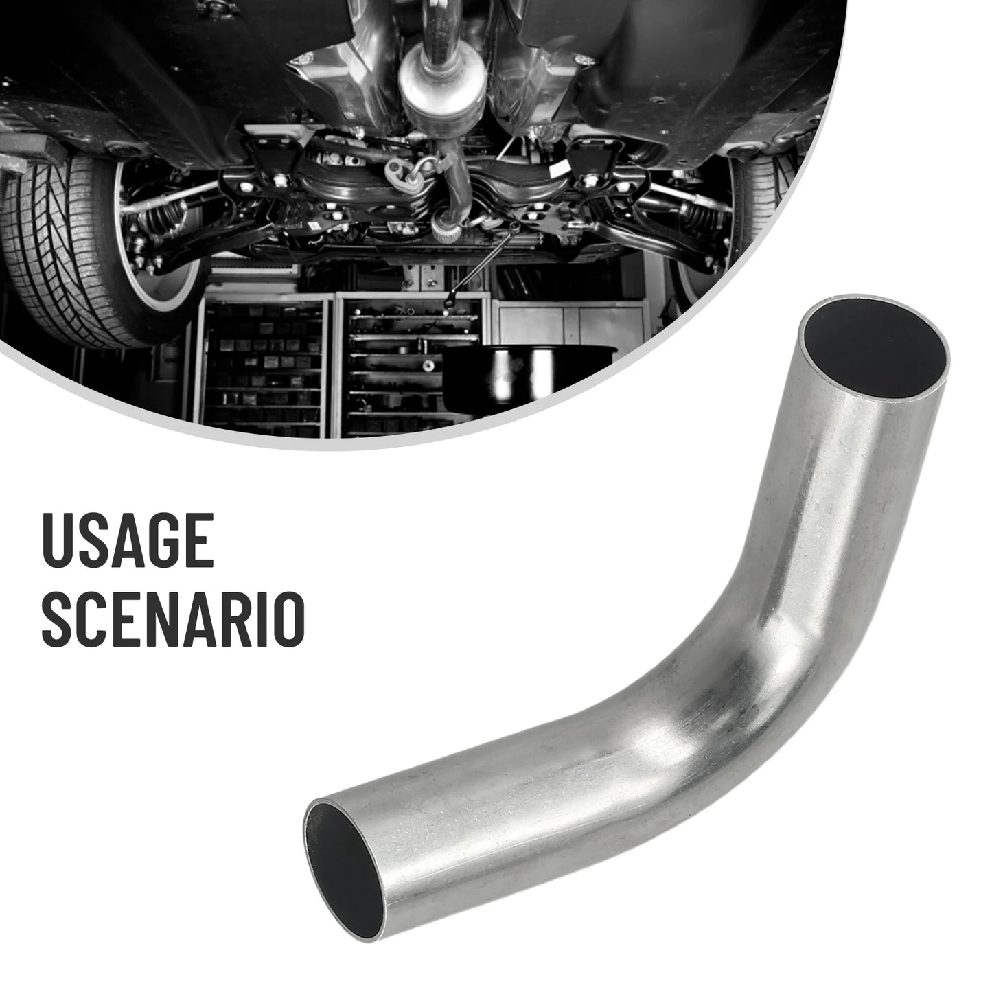 Stainless Steel Elbow 90 Degree Mandrel Bend Tube Polished Pipe 19 25