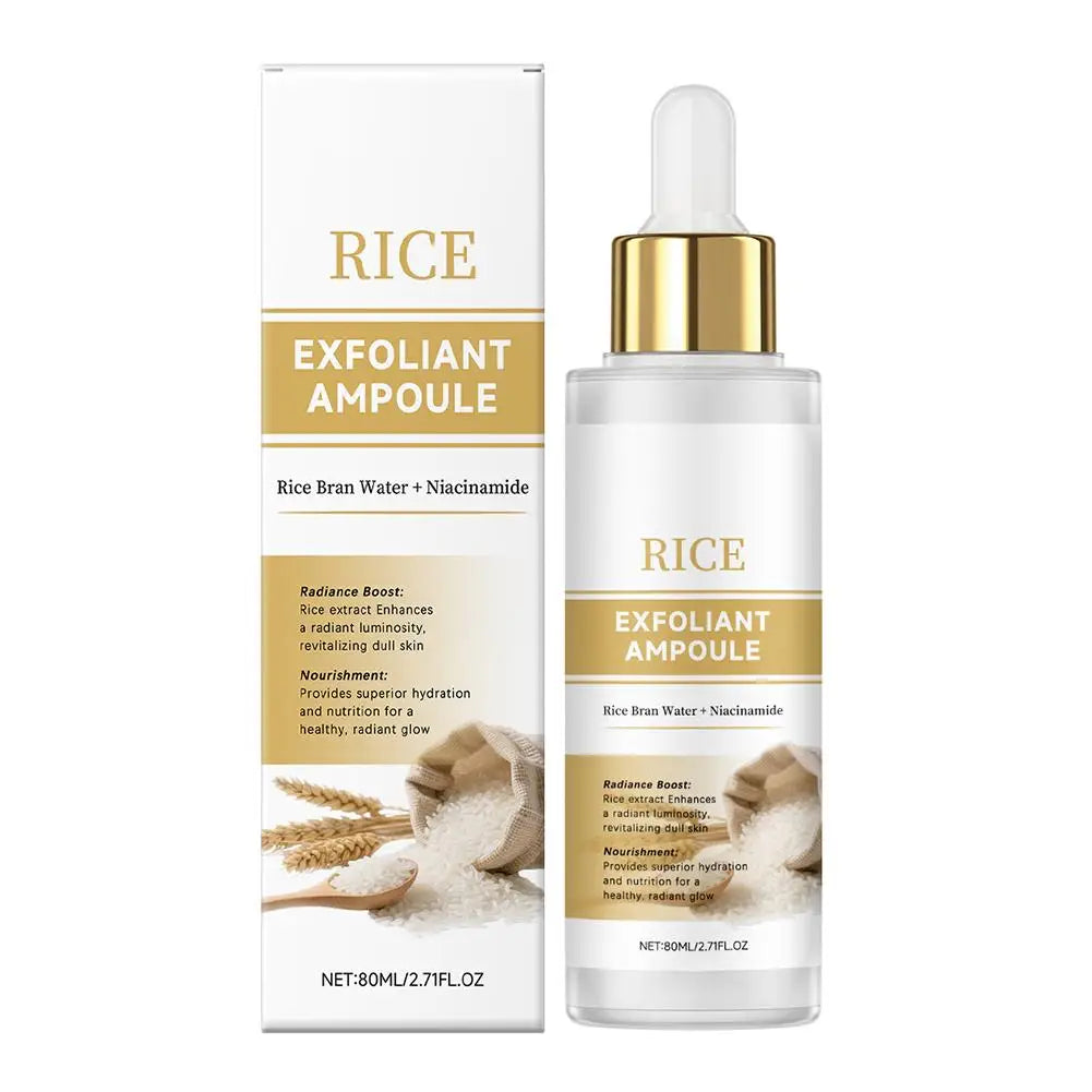 Black & White Rice Exfoliating Serum + Hyaluronic Acid 80ml