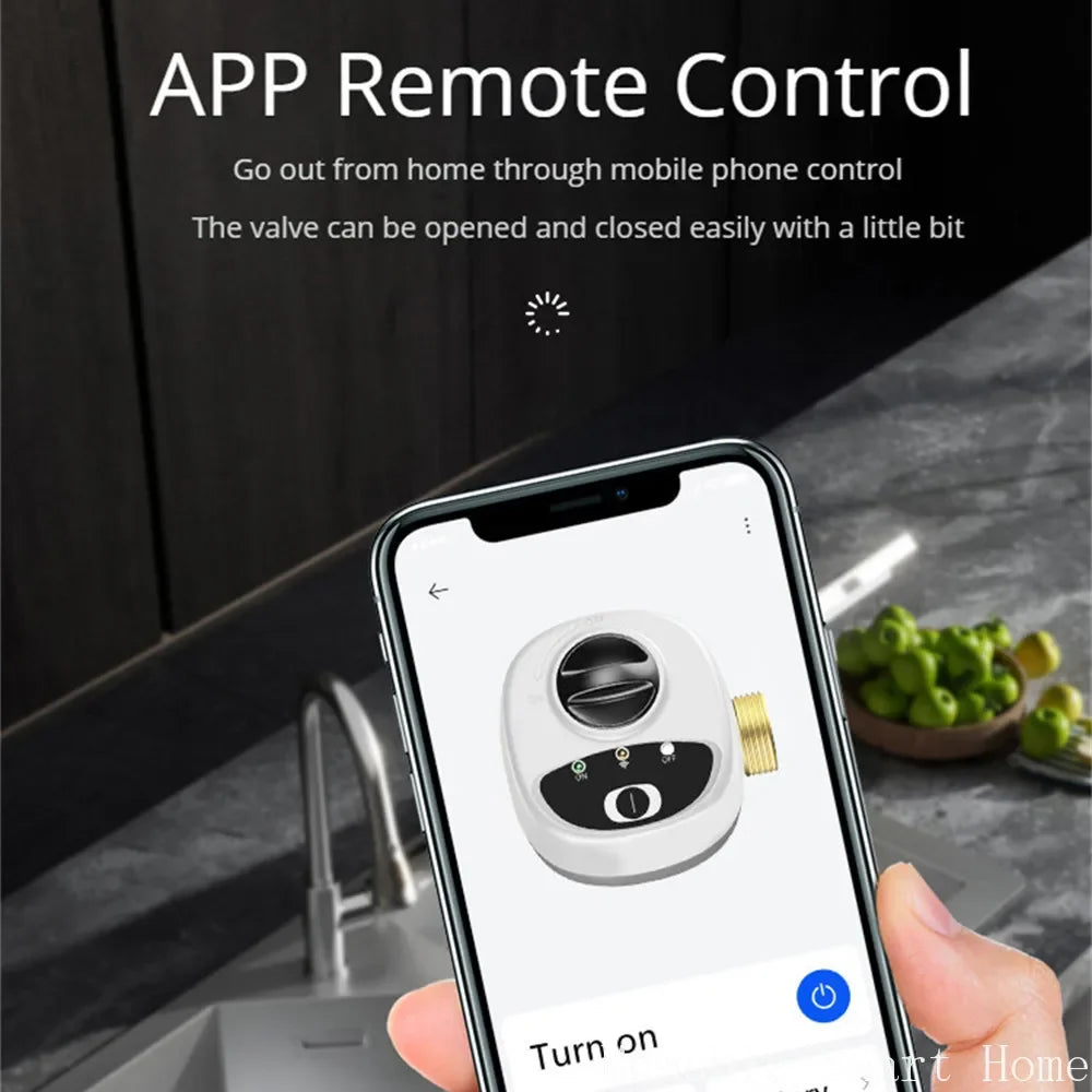 WiFi Smart Water Valve – Voice, App & Timer Control Peaceful Pleasures Health and Wellness