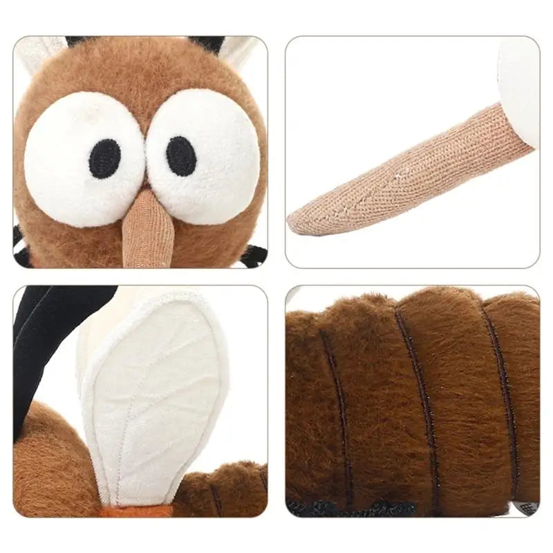 Adorkable Insect Plush Stuffed Stress Toy – Mosquito Plushie