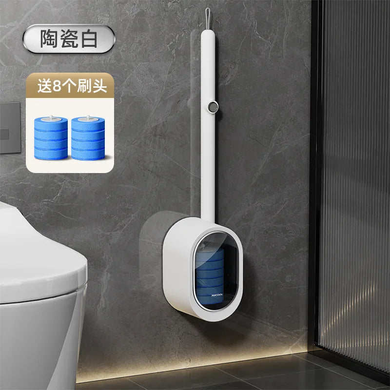 Disposable Toilet Brush – Soluble Replaceable Cleaning Heads