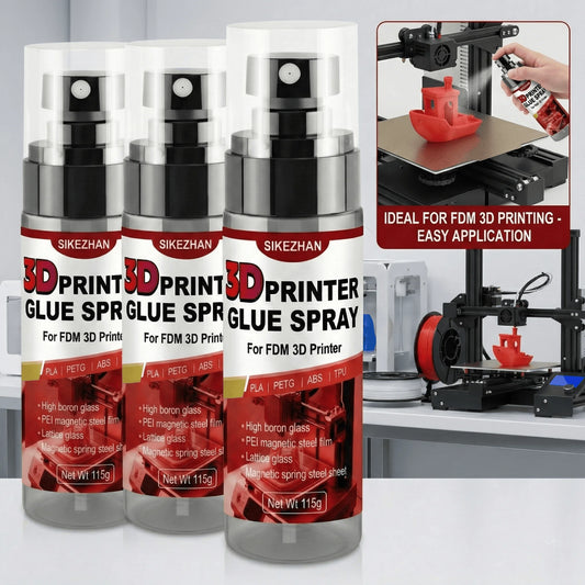 3D Printer Glue Bed Adhesive Anti-Warp for PLA ABS PETG TPU. Strong Bond Easy Release. High Adhesion for Heated Build Plate Peaceful Pleasures Health and Wellness
