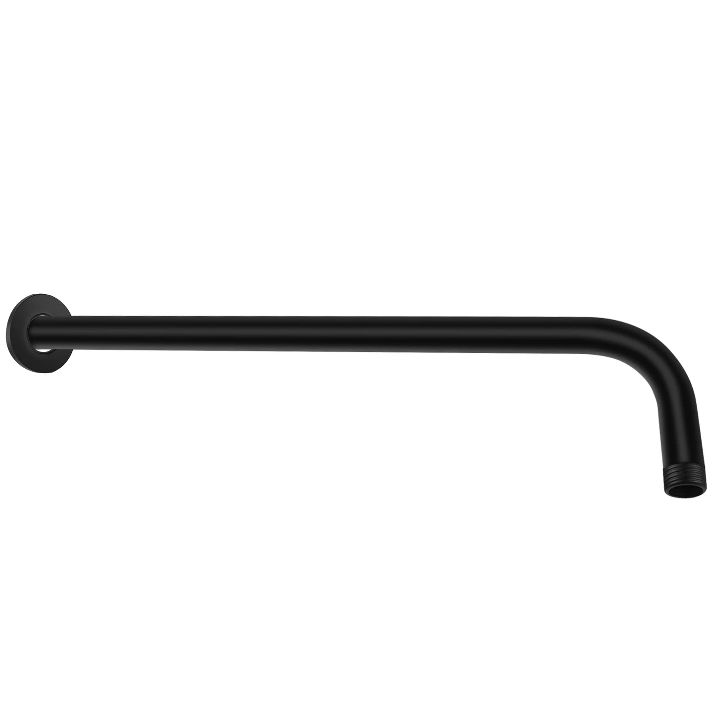 Wall-Mounted 304 Stainless Steel Shower Arm 30/40CM | Black & Silver