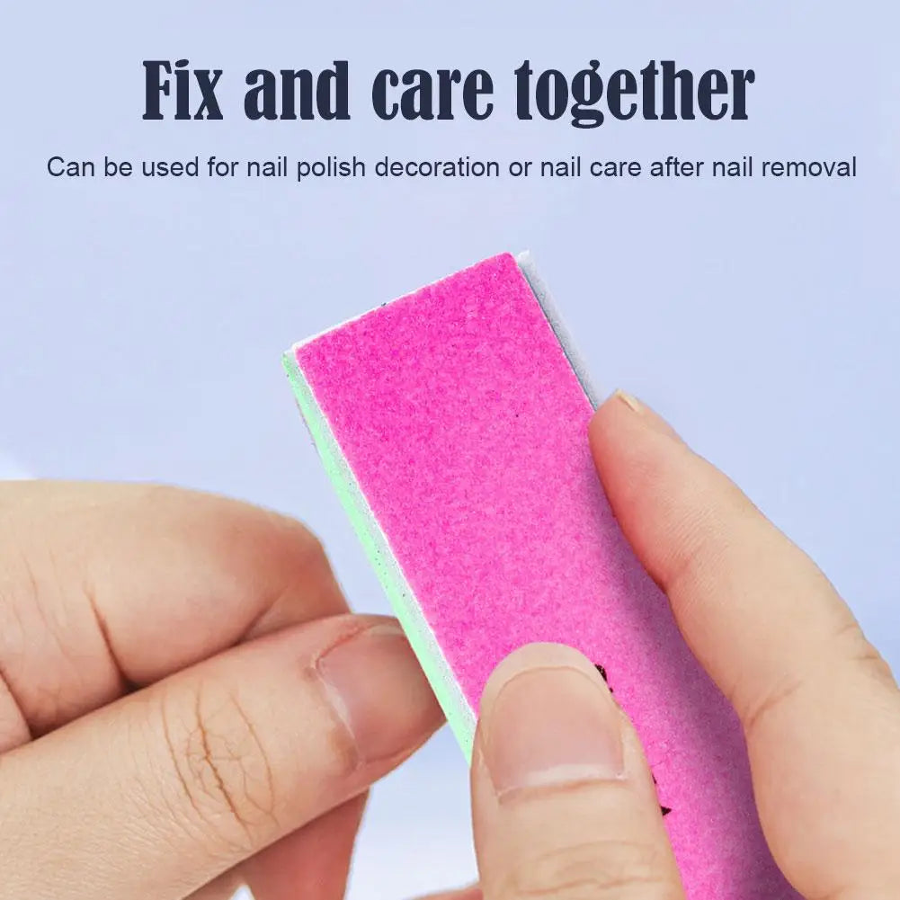 4-in-1 Nail Buffer Block – File, Smooth, Exfoliate & Polish for Natural & Acrylic Nails Peaceful Pleasures Health and Wellness