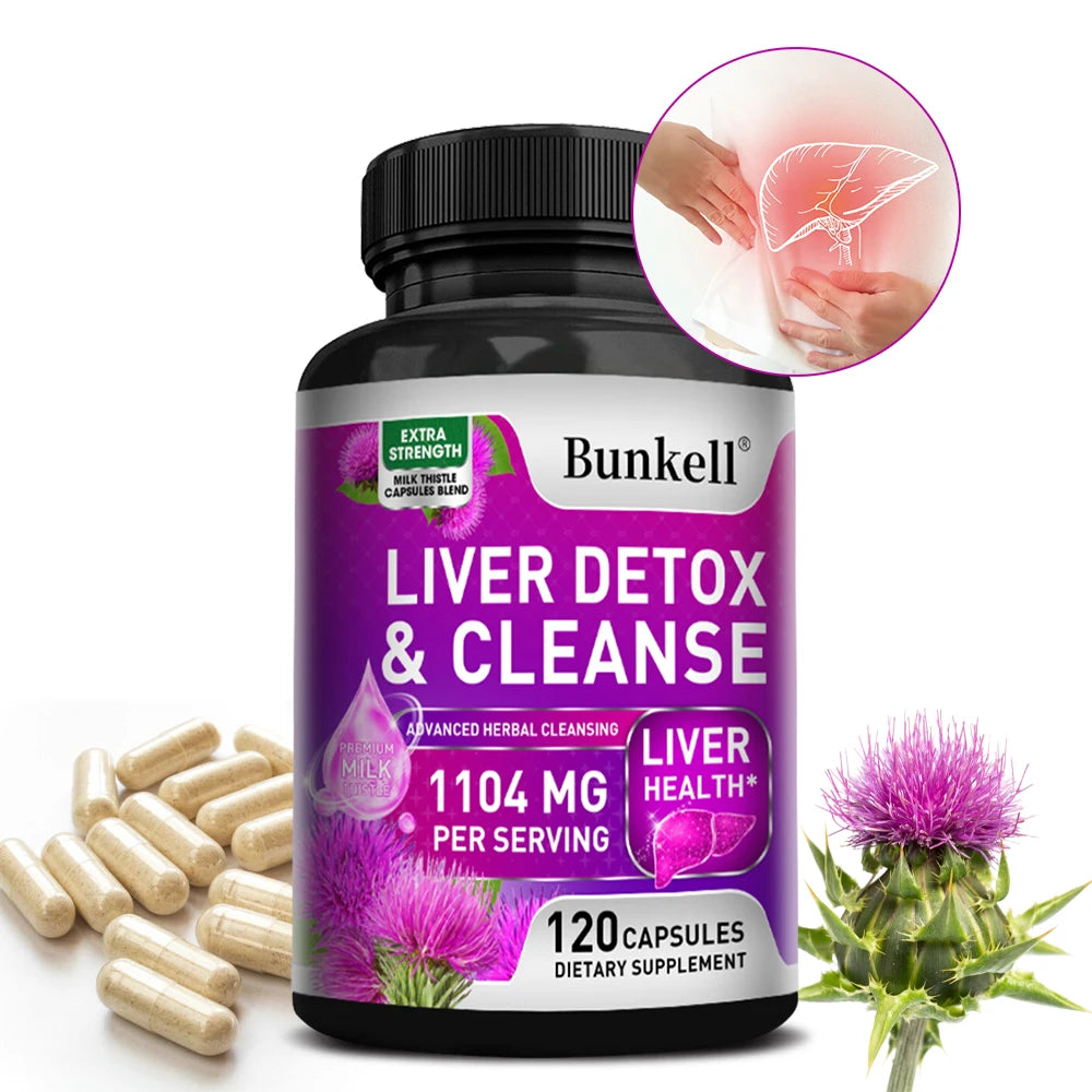 Natural Milk Thistle Supplement - Beet Root, Artichoke, Support Detoxification, Liver Cleanse Repair and Nourishing, Antioxidant Peaceful Pleasures Health and Wellness