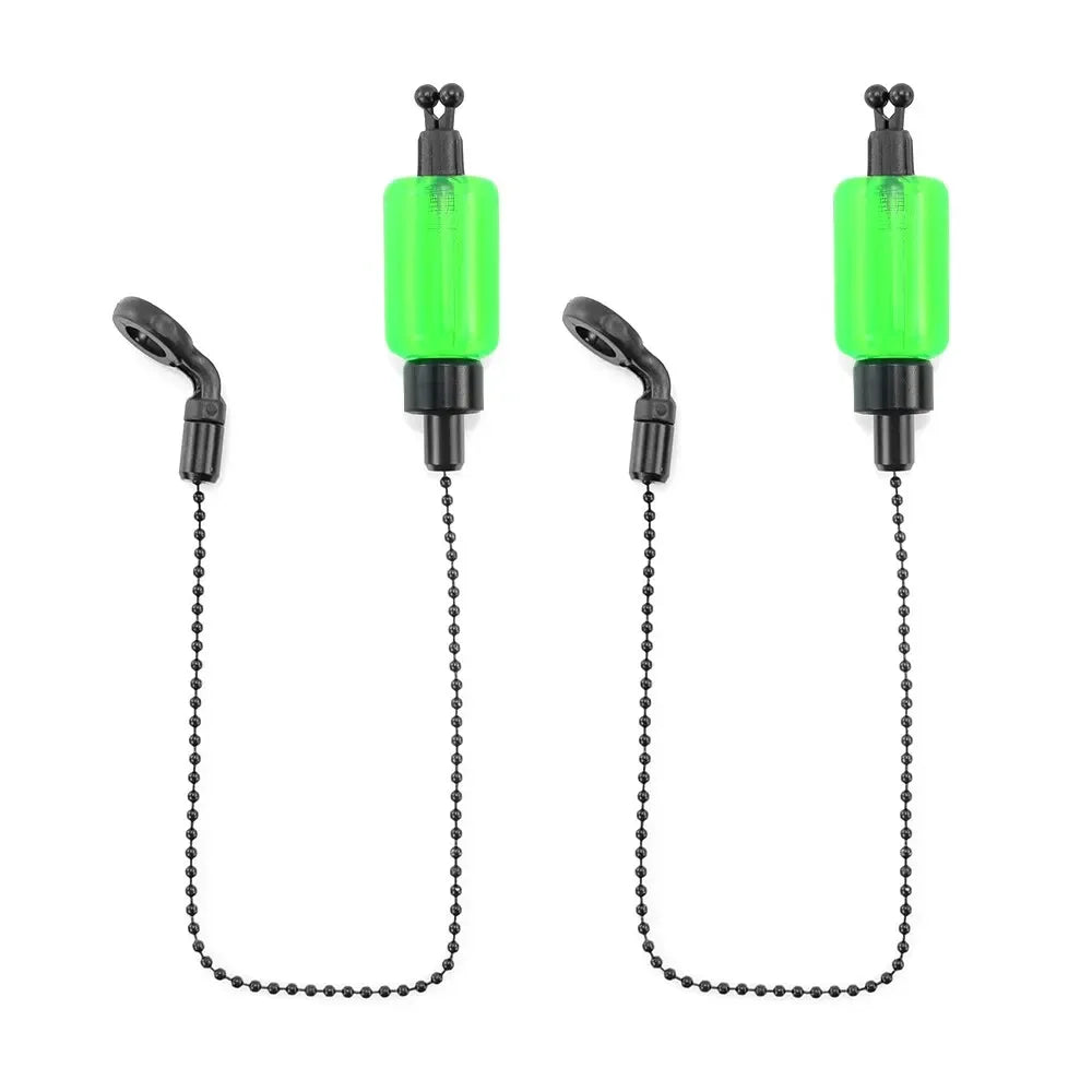 Durable Plastic Fishing Swinger Indicators, 4 Color Removable Tubes & Fluorescent Design, Essential Carp Fishing Accessories Peaceful Pleasures Health and Wellness B2021-Greenx2