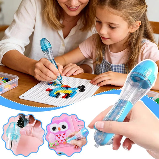 Automatic Bead Pen Tool for Perler Bead & DIY Crafts Bead Crafting Tool Peaceful Pleasures Health and Wellness