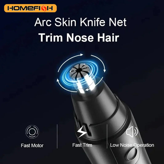 Electric Nose & Ear Hair Trimmer – Eyebrow & Neck Grooming Kit Nose Hair Trimmer Peaceful Pleasures Health and Wellness