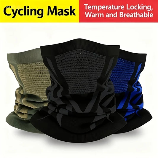 Mechanical Armor Netted Cycling Hoodie for Hiking, Skiing, Windproof, Insulating, Thick, Warm, Ear and Face Protection, Quick-Dr Peaceful Pleasures Health and Wellness