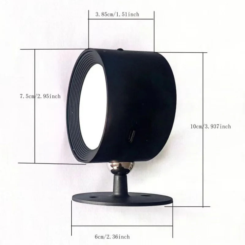 RGB Wall Lamp Dimmable LED Night Light with Remote Control