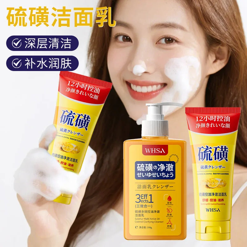 Sulfur Deep Cleansing Facial & Body Wash – Oil Control