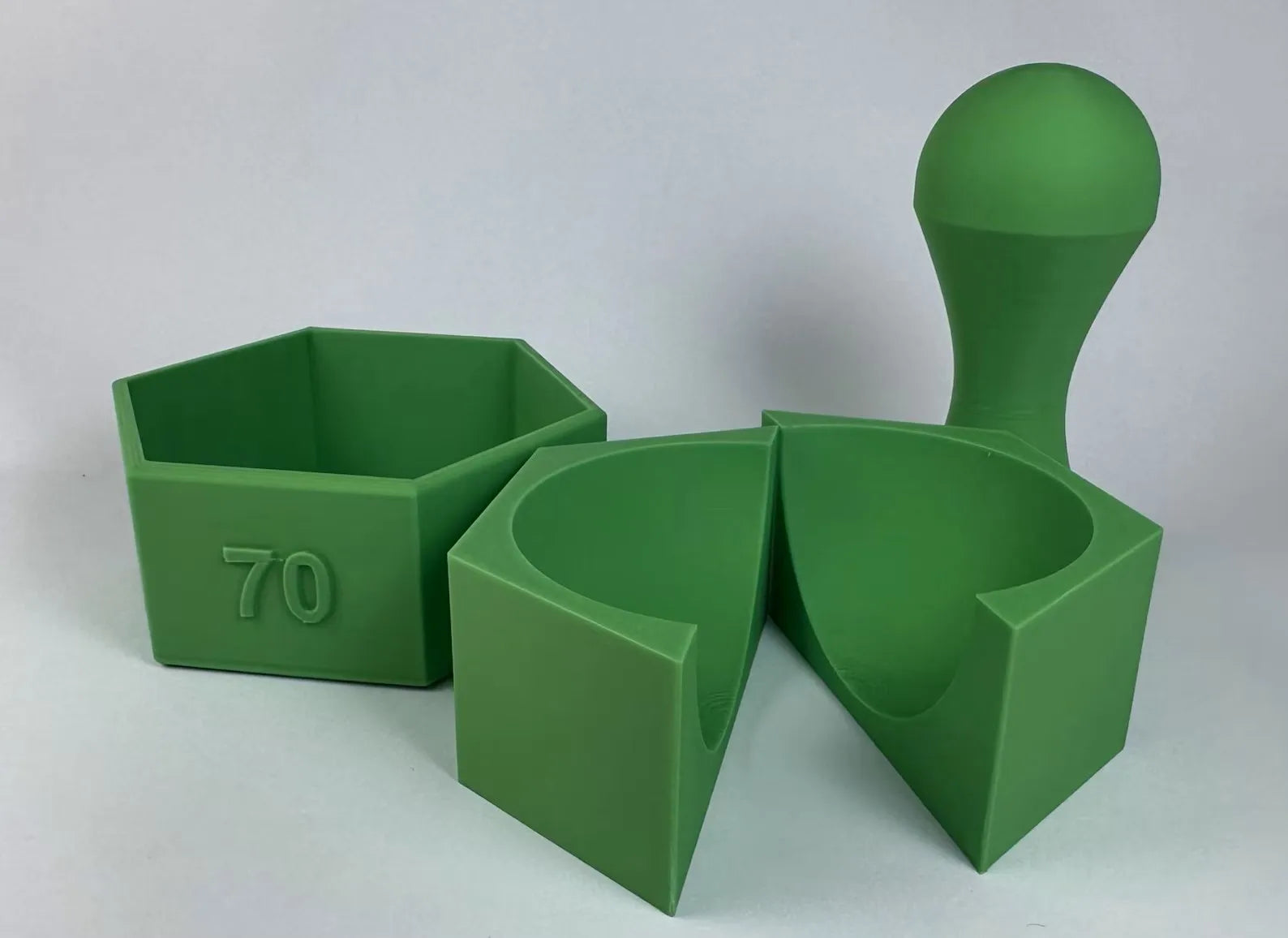 3D Printed Sphere Clay Mould – Ball & Half-Sphere 10–80mm Clay Sphere Mould Peaceful Pleasures Health and Wellness